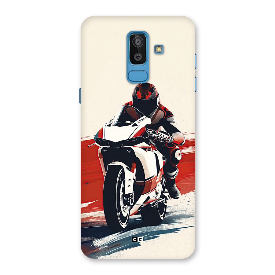 Motosport Rider Back Case for Galaxy J8