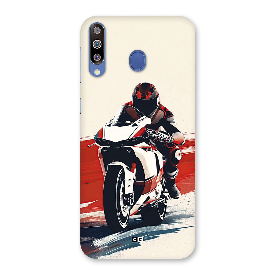 Motosport Rider Back Case for Galaxy M30