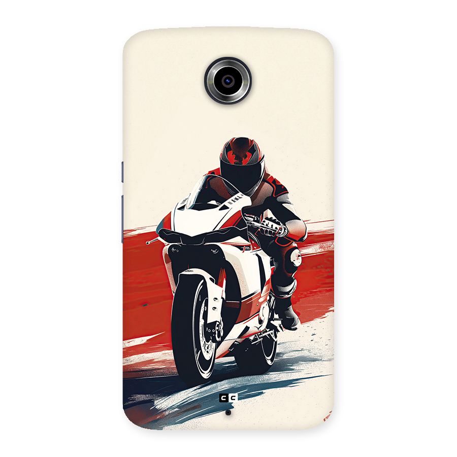 Motosport Rider Back Case for Google Nexus 6
