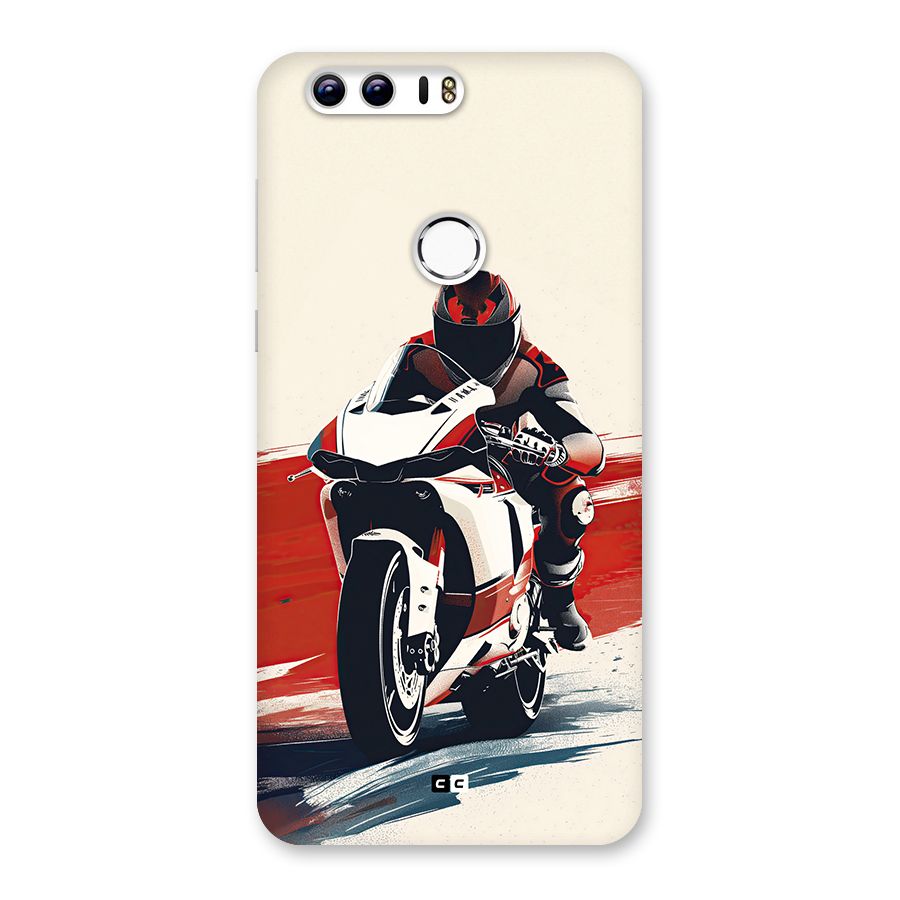 Motosport Rider Back Case for Honor 8