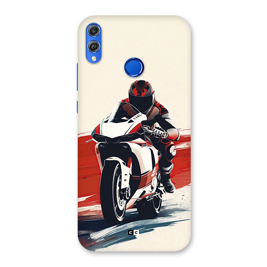 Motosport Rider Back Case for Honor 8X
