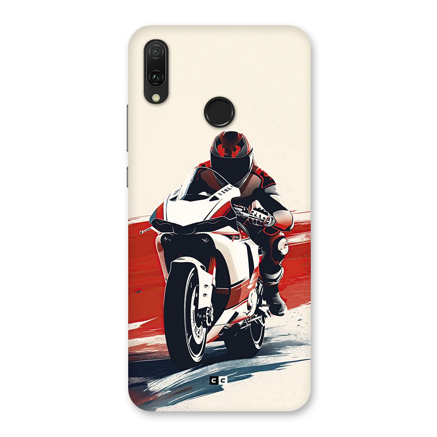 Motosport Rider Back Case for Huawei Y9 (2019)