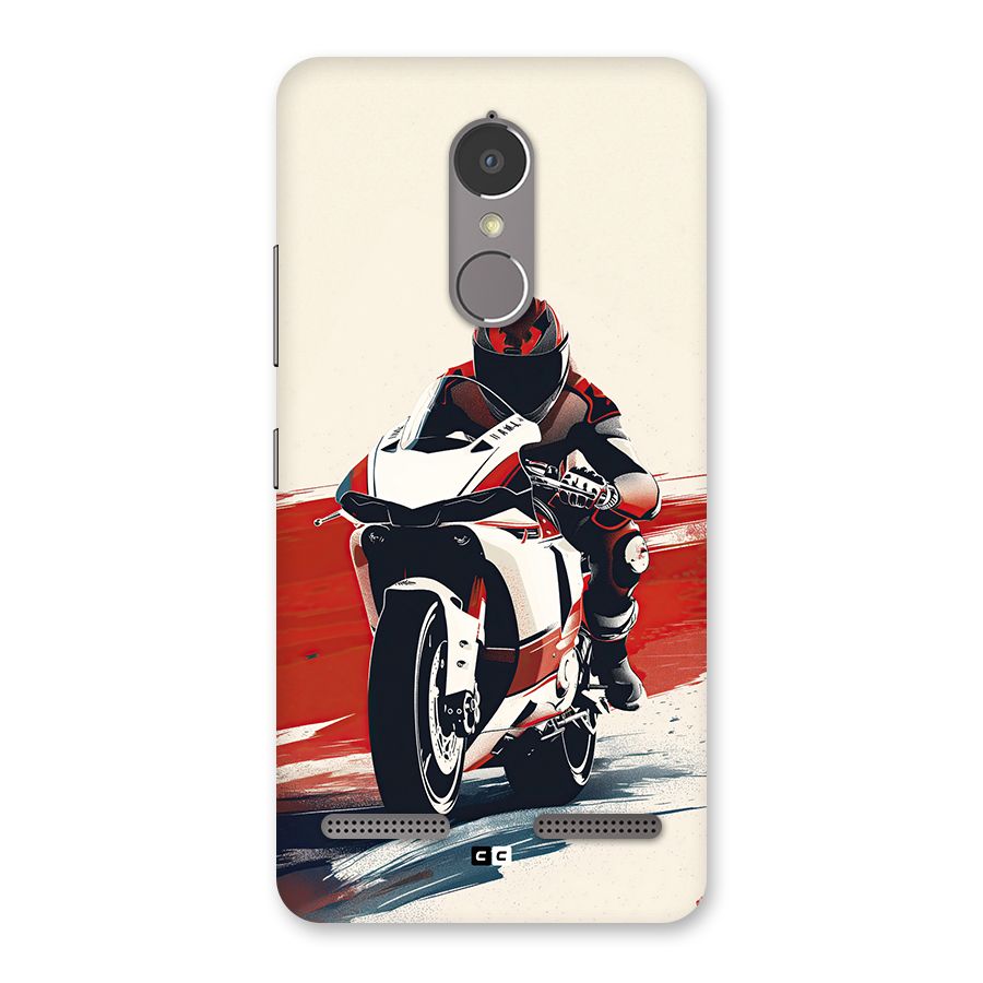 Motosport Rider Back Case for Lenovo K6