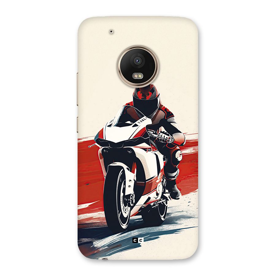 Motosport Rider Back Case for Moto G5 Plus