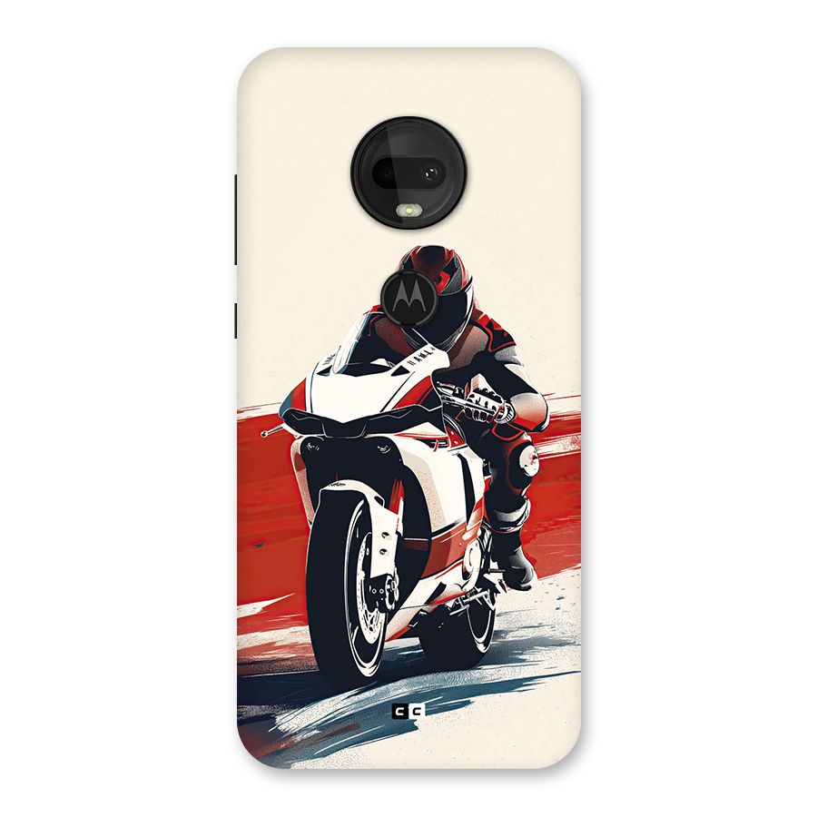 Motosport Rider Back Case for Moto G7