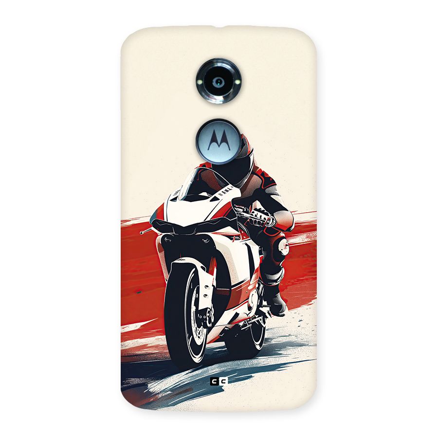 Motosport Rider Back Case for Moto X2