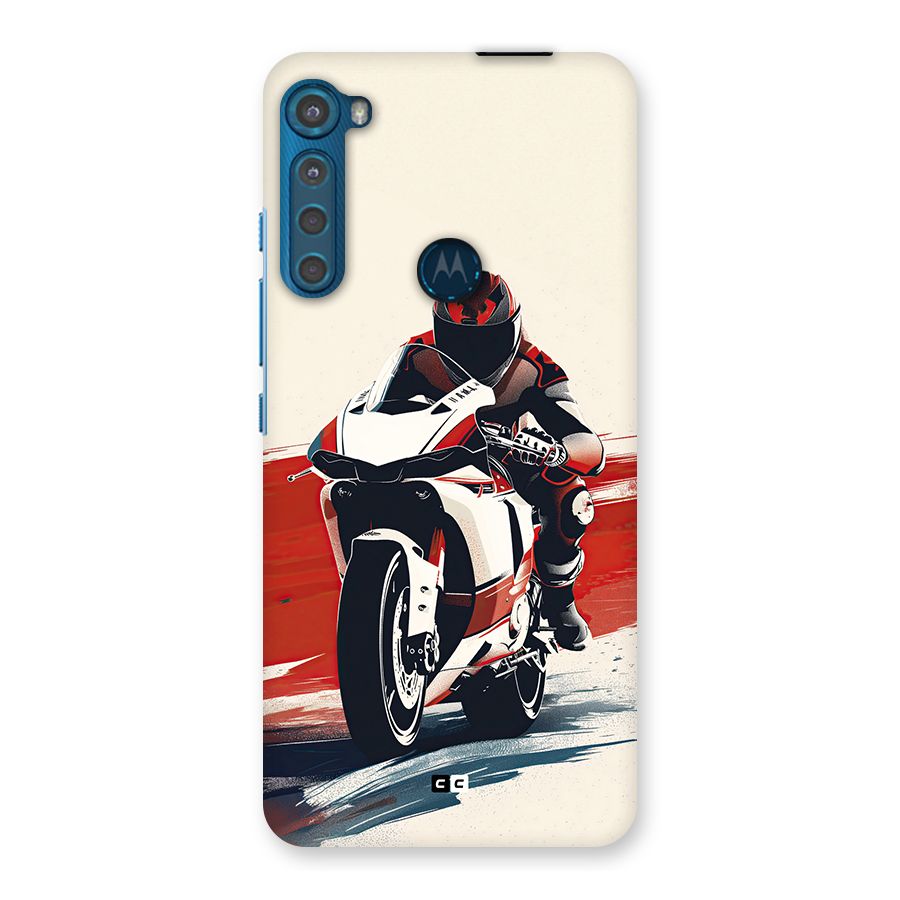 Motosport Rider Back Case for Motorola One Fusion Plus