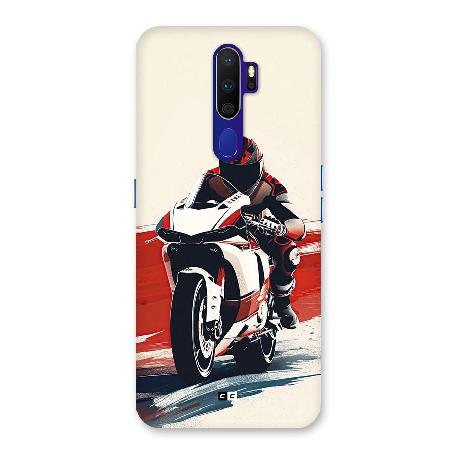 Motosport Rider Back Case for Oppo A9 (2020)