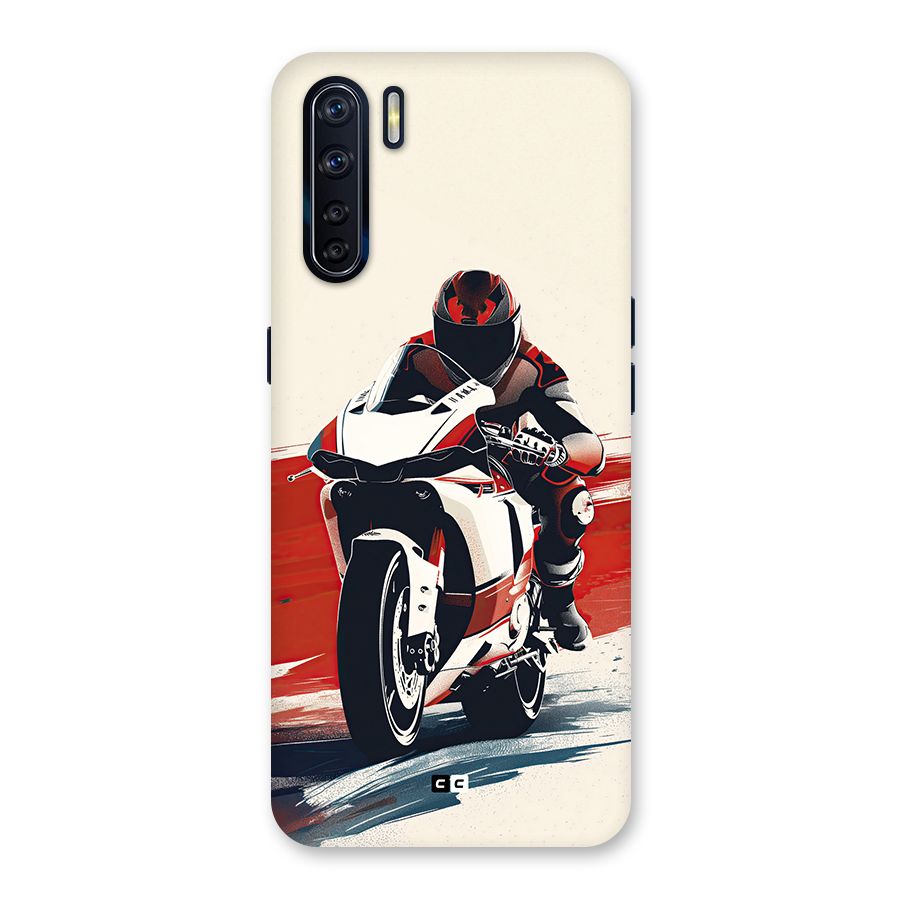 Motosport Rider Back Case for Oppo F15