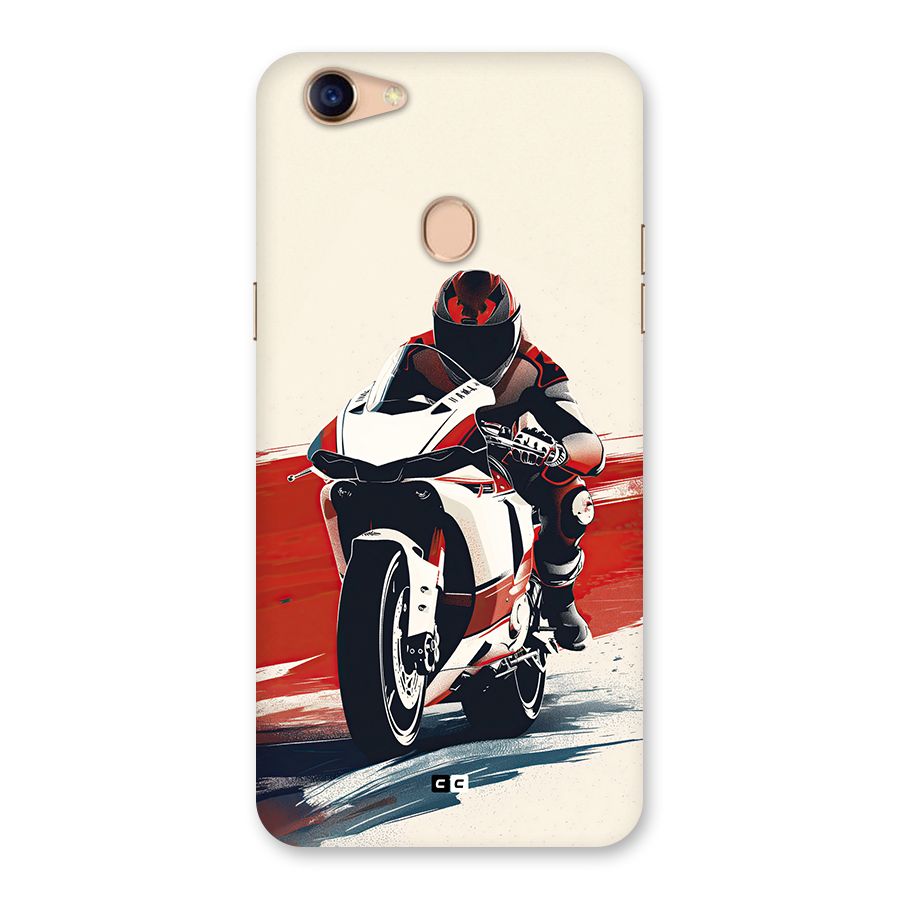 Motosport Rider Back Case for Oppo F5