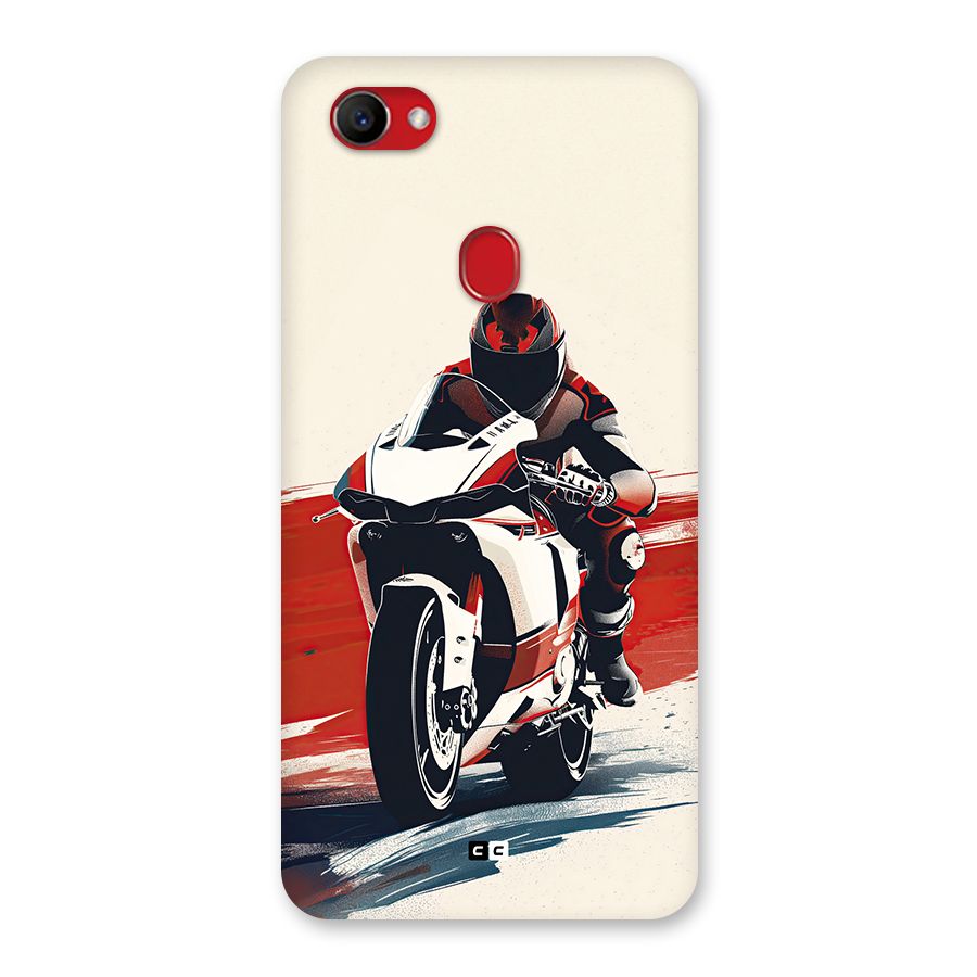 Motosport Rider Back Case for Oppo F7
