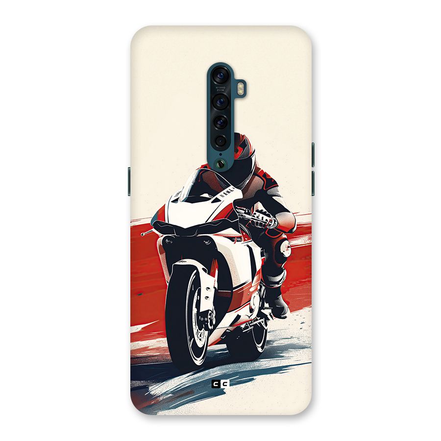 Motosport Rider Back Case for Oppo Reno2
