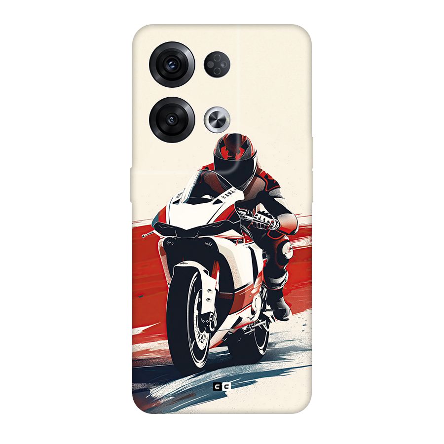 Motosport Rider Back Case for Oppo Reno8 Pro 5G