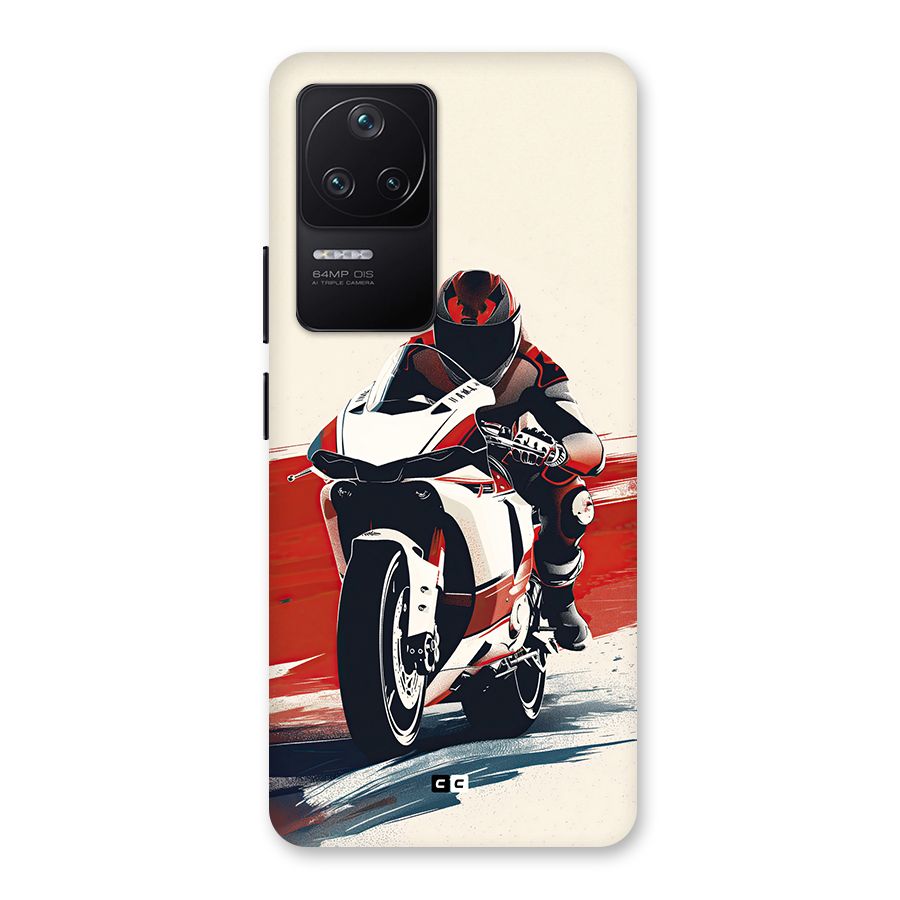 Motosport Rider Back Case for Poco F4 5G