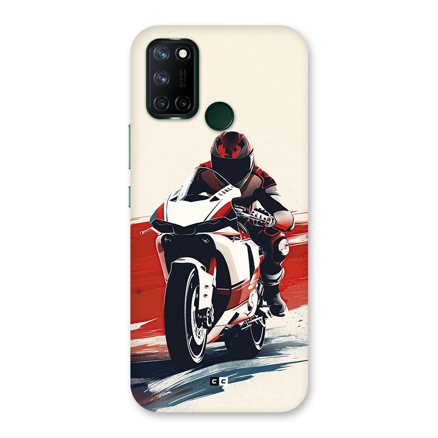 Motosport Rider Back Case for Realme 7i
