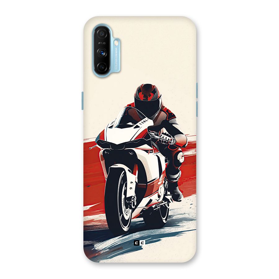Motosport Rider Back Case for Realme Narzo 20A