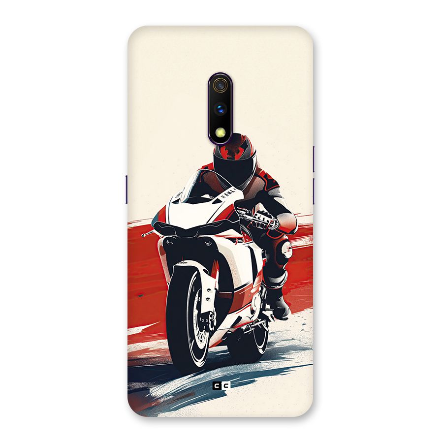 Motosport Rider Back Case for Realme X