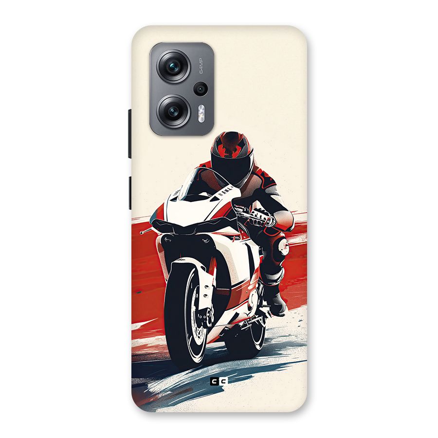 Motosport Rider Back Case for Redmi K50i