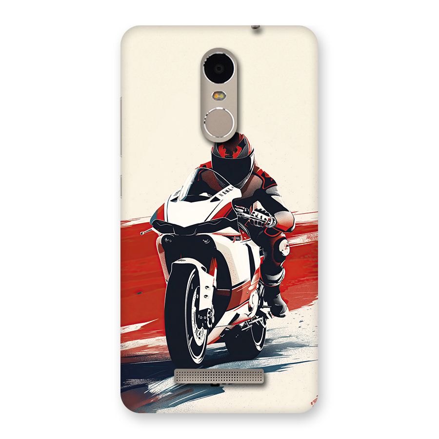 Motosport Rider Back Case for Redmi Note 3