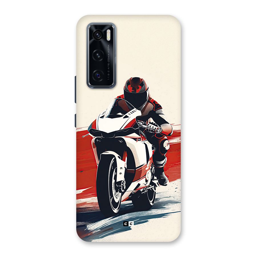 Motosport Rider Back Case for Vivo V20 SE