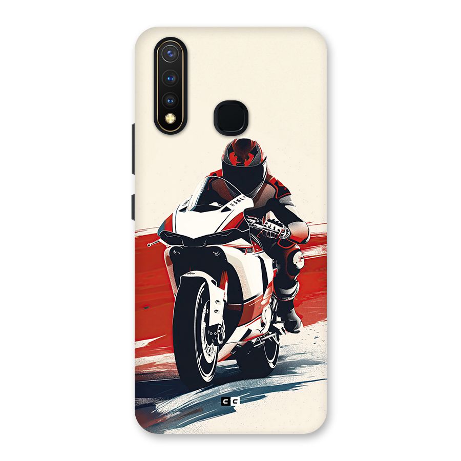 Motosport Rider Back Case for Vivo Y19