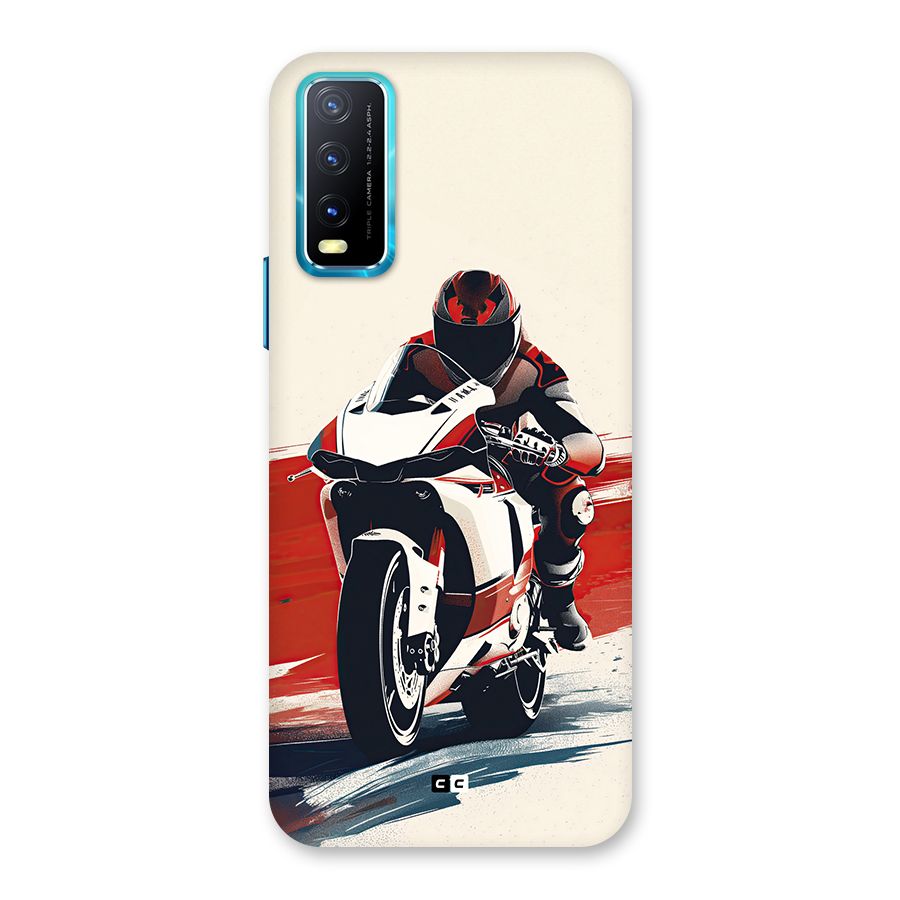 Motosport Rider Back Case for Vivo Y20A