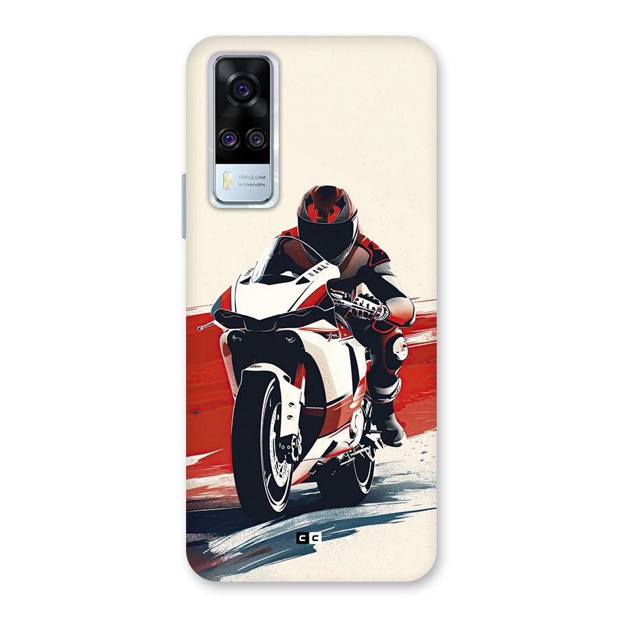 Motosport Rider Back Case for Vivo Y31