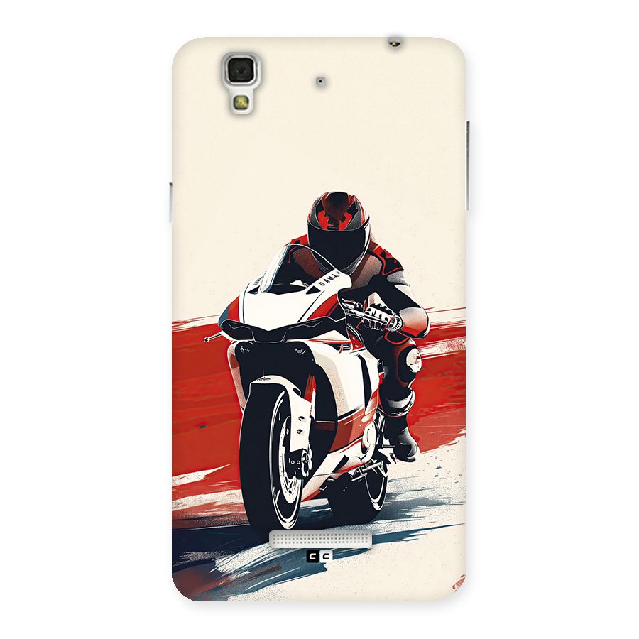 Motosport Rider Back Case for YU Yureka Plus