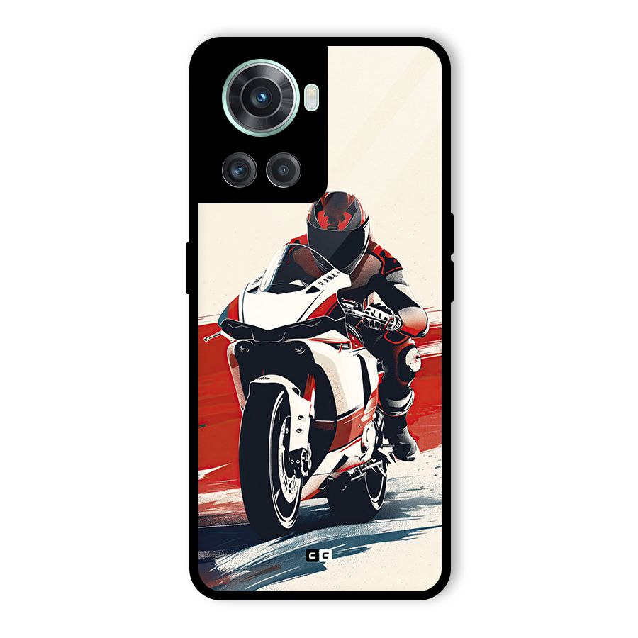 Motosport Rider Glass Back Case for OnePlus 10R