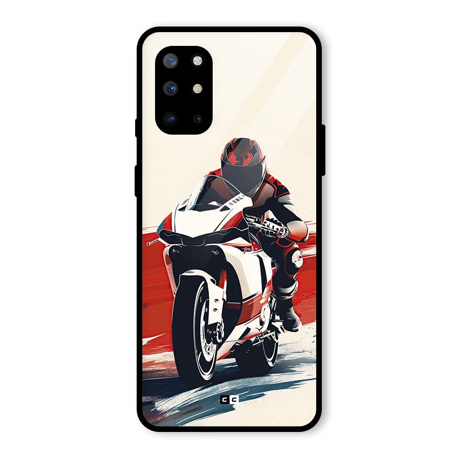 Motosport Rider Glass Back Case for OnePlus 8T