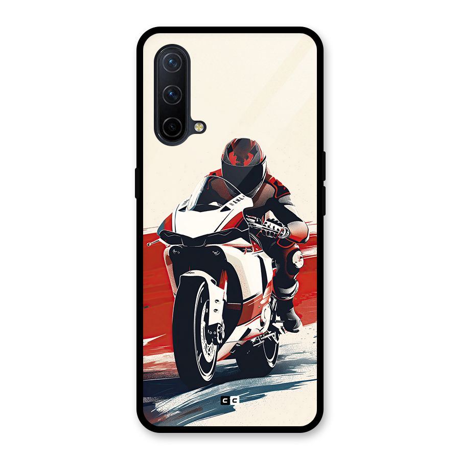 Motosport Rider Glass Back Case for OnePlus Nord CE 5G