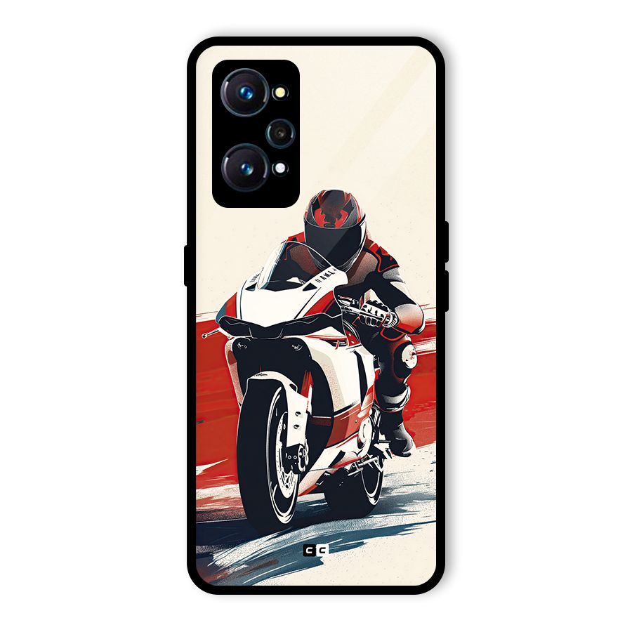 Motosport Rider Glass Back Case for Realme GT 2