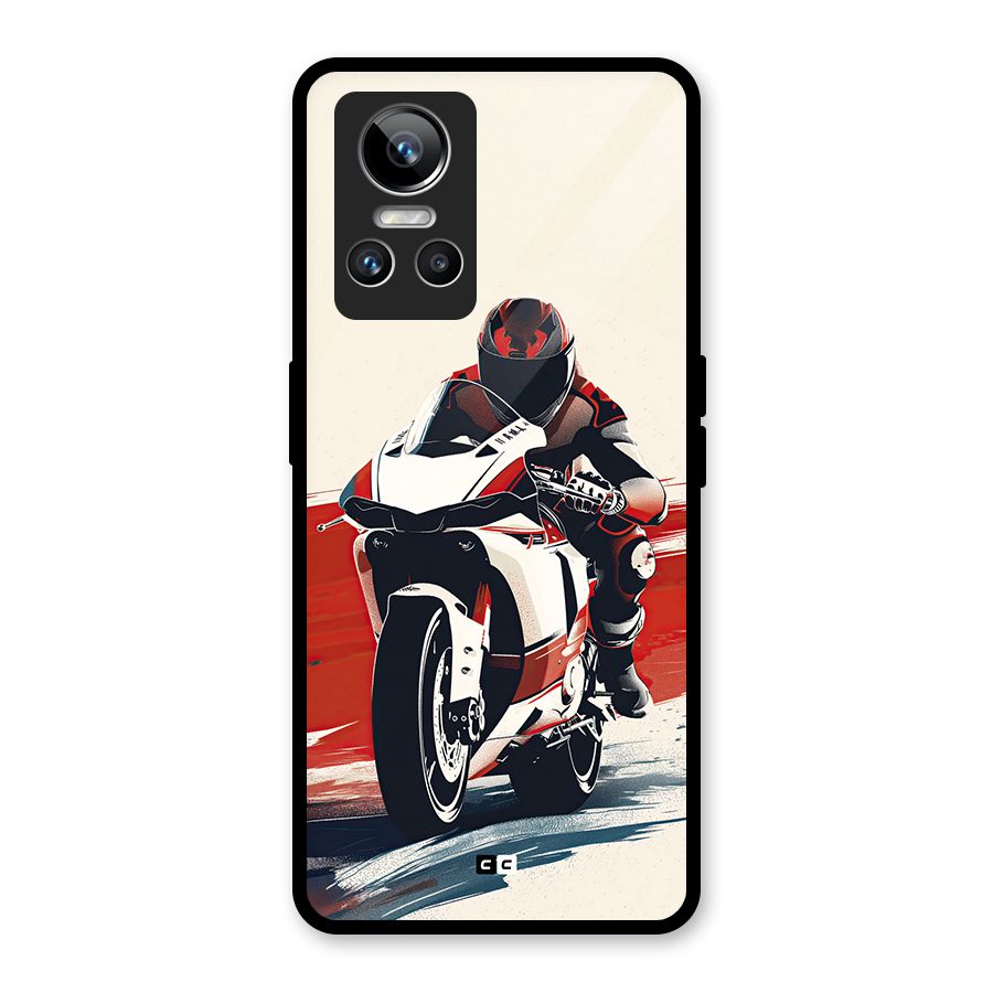 Motosport Rider Glass Back Case for Realme GT Neo 3