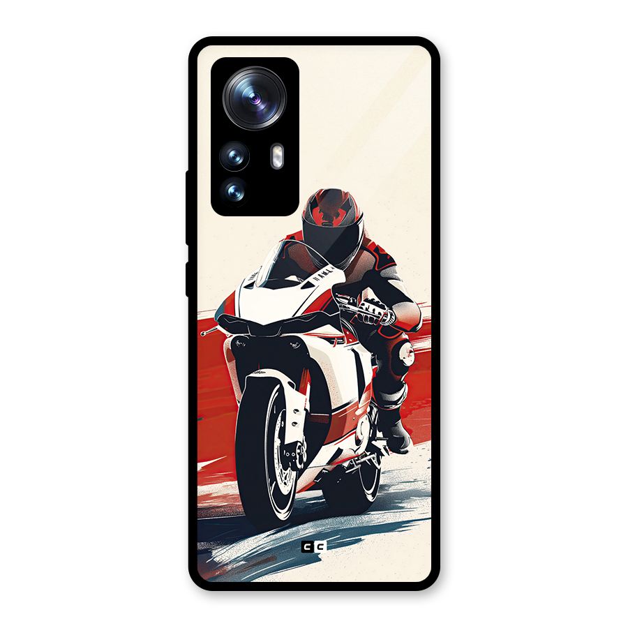 Motosport Rider Glass Back Case for Xiaomi 12 Pro