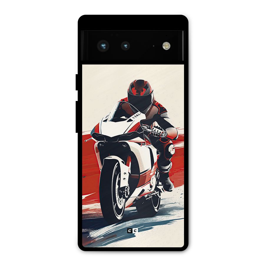 Motosport Rider Metal Back Case for Google Pixel 6