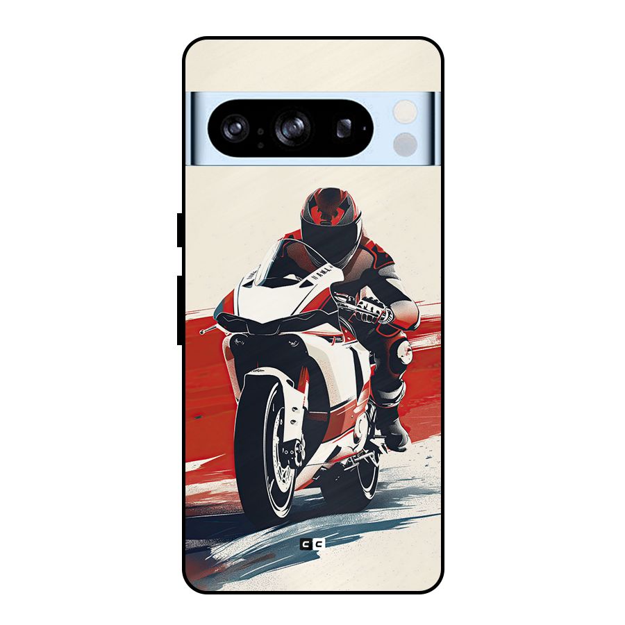 Motosport Rider Metal Back Case for Google Pixel 8 Pro