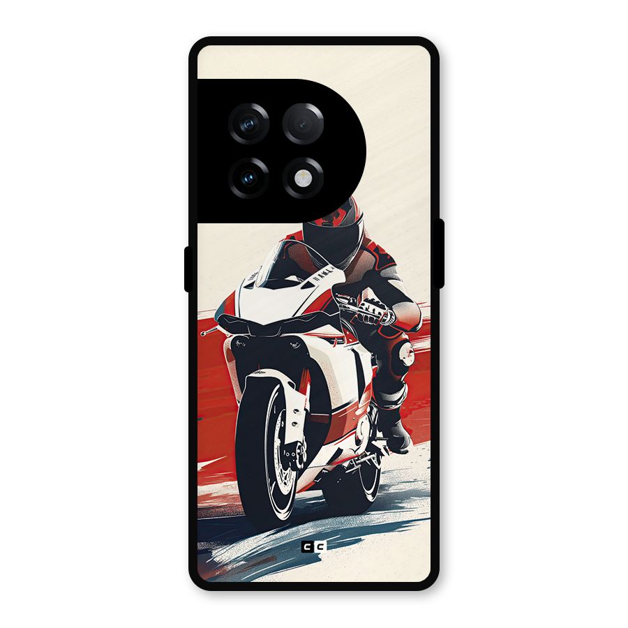 Motosport Rider Metal Back Case for OnePlus 11R