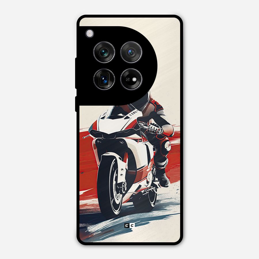 Motosport Rider Metal Back Case for OnePlus 12