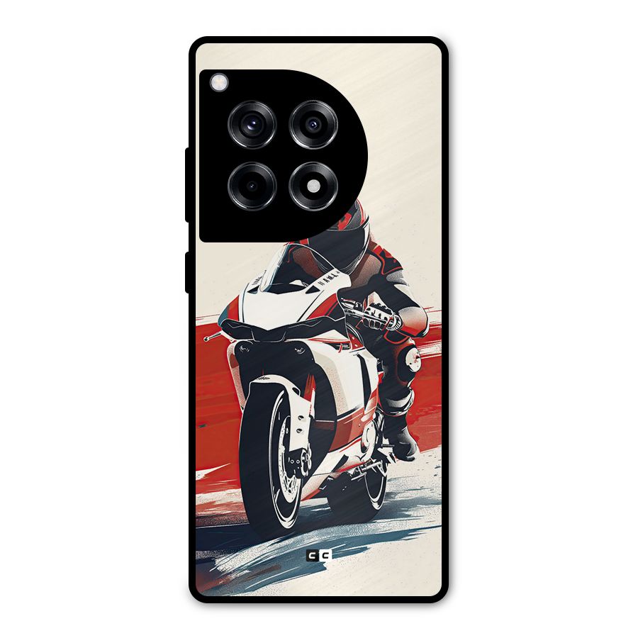 Motosport Rider Metal Back Case for OnePlus 12R