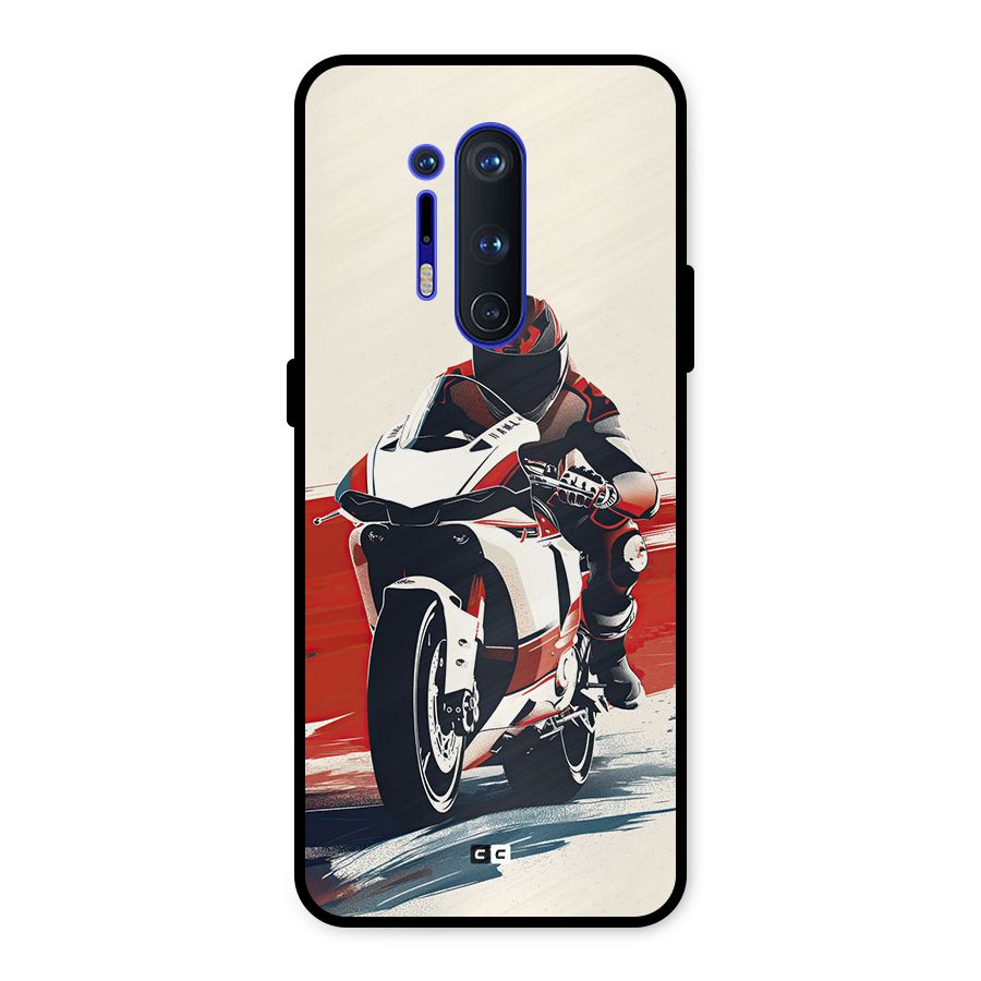 Motosport Rider Metal Back Case for OnePlus 8 Pro