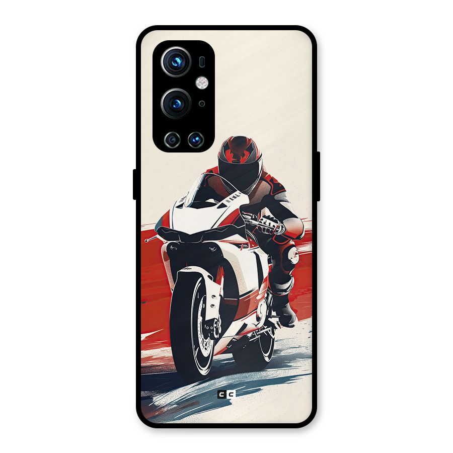 Motosport Rider Metal Back Case for OnePlus 9 Pro