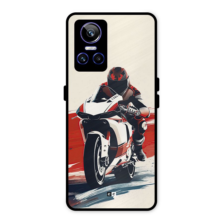 Motosport Rider Metal Back Case for Realme GT Neo 3