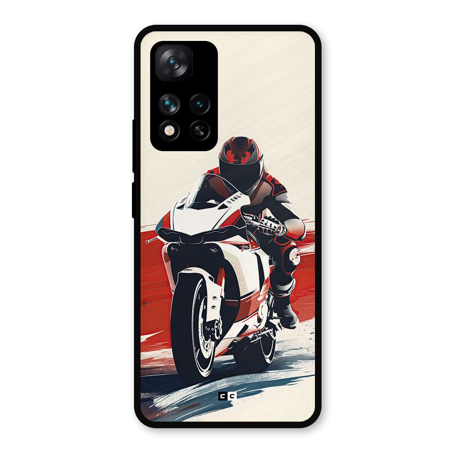 Motosport Rider Metal Back Case for Xiaomi 11i Hypercharge 5G