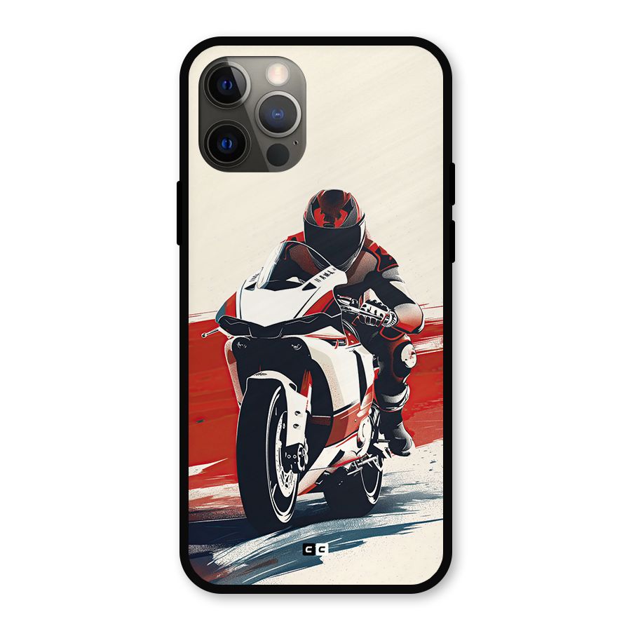 Motosport Rider Metal Back Case for iPhone 12 Pro
