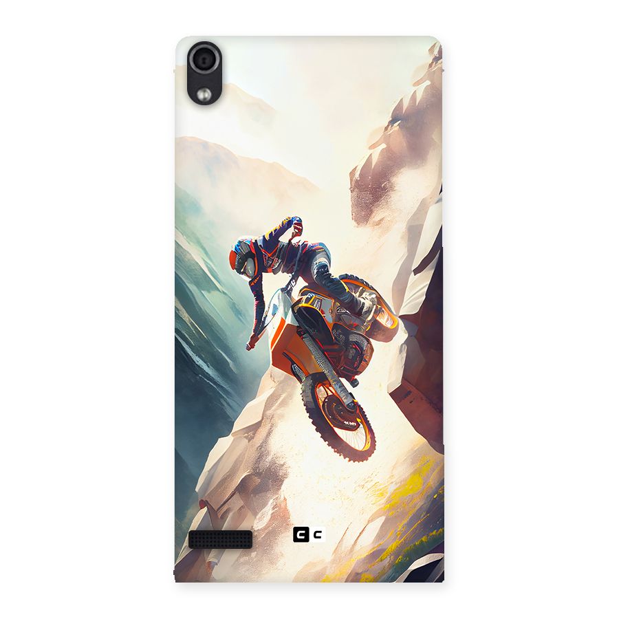 Mountain Biker Back Case for Ascend P6