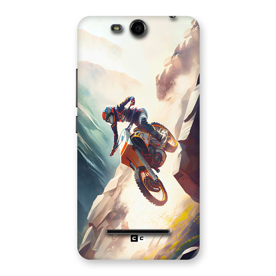 Mountain Biker Back Case for Canvas Juice 3 Q392