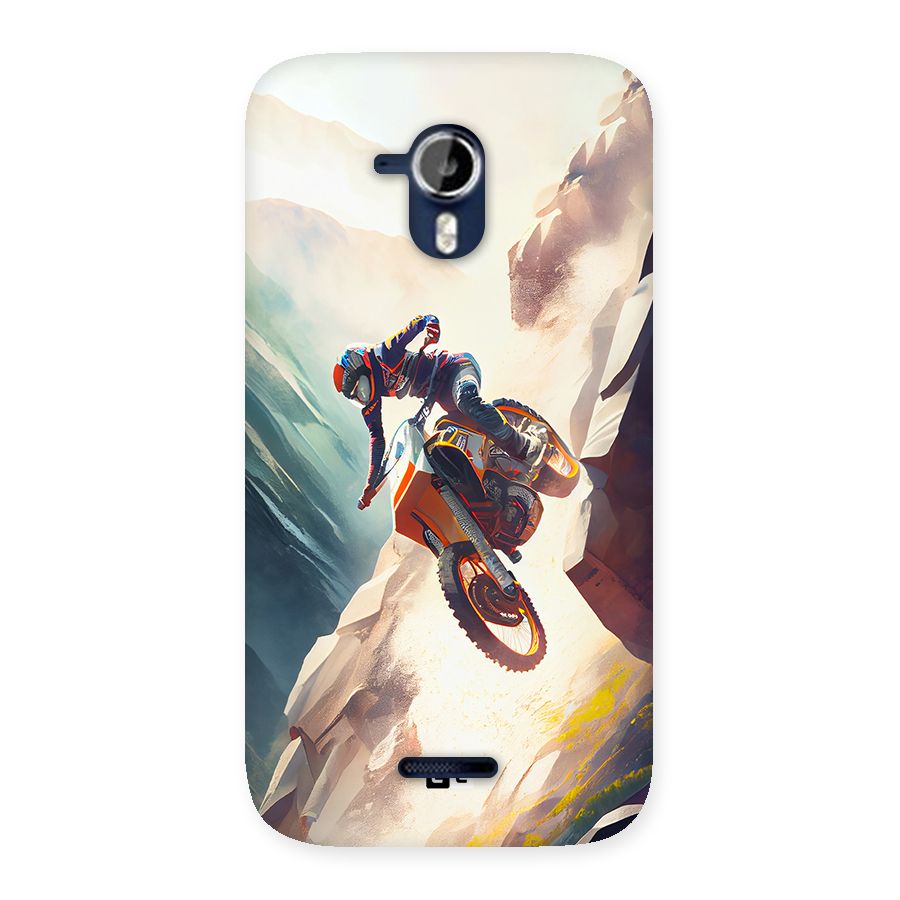 Mountain Biker Back Case for Canvas Magnus A117