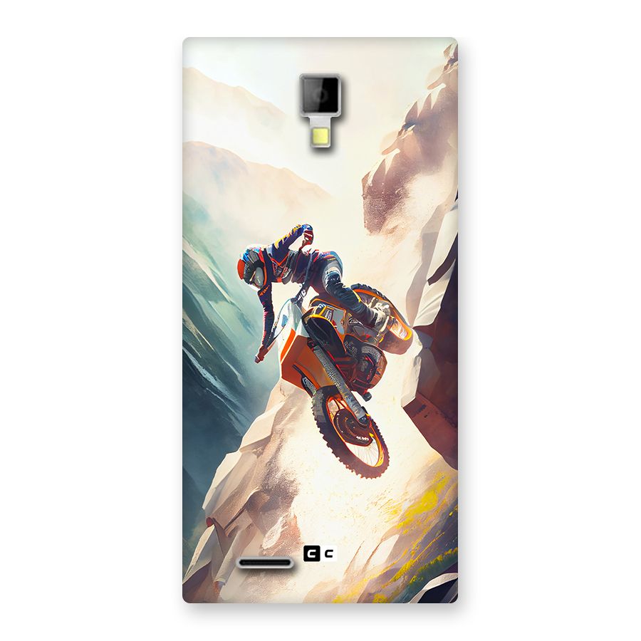 Mountain Biker Back Case for Canvas Xpress A99