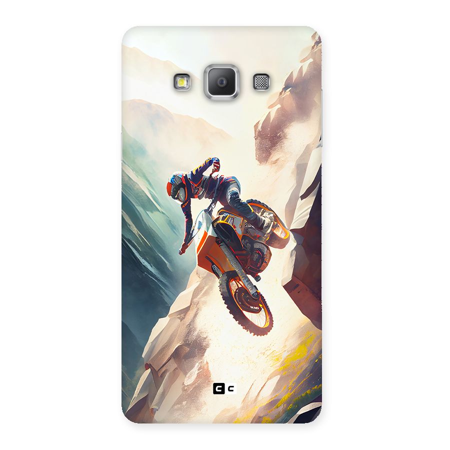 Mountain Biker Back Case for Galaxy A7