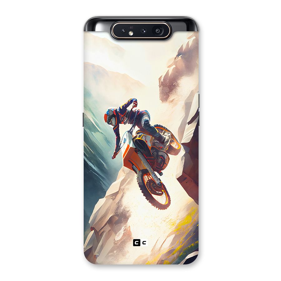Mountain Biker Back Case for Galaxy A80